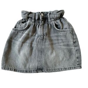 Zara Girl’s Gray Denim Skirt, Sz:7